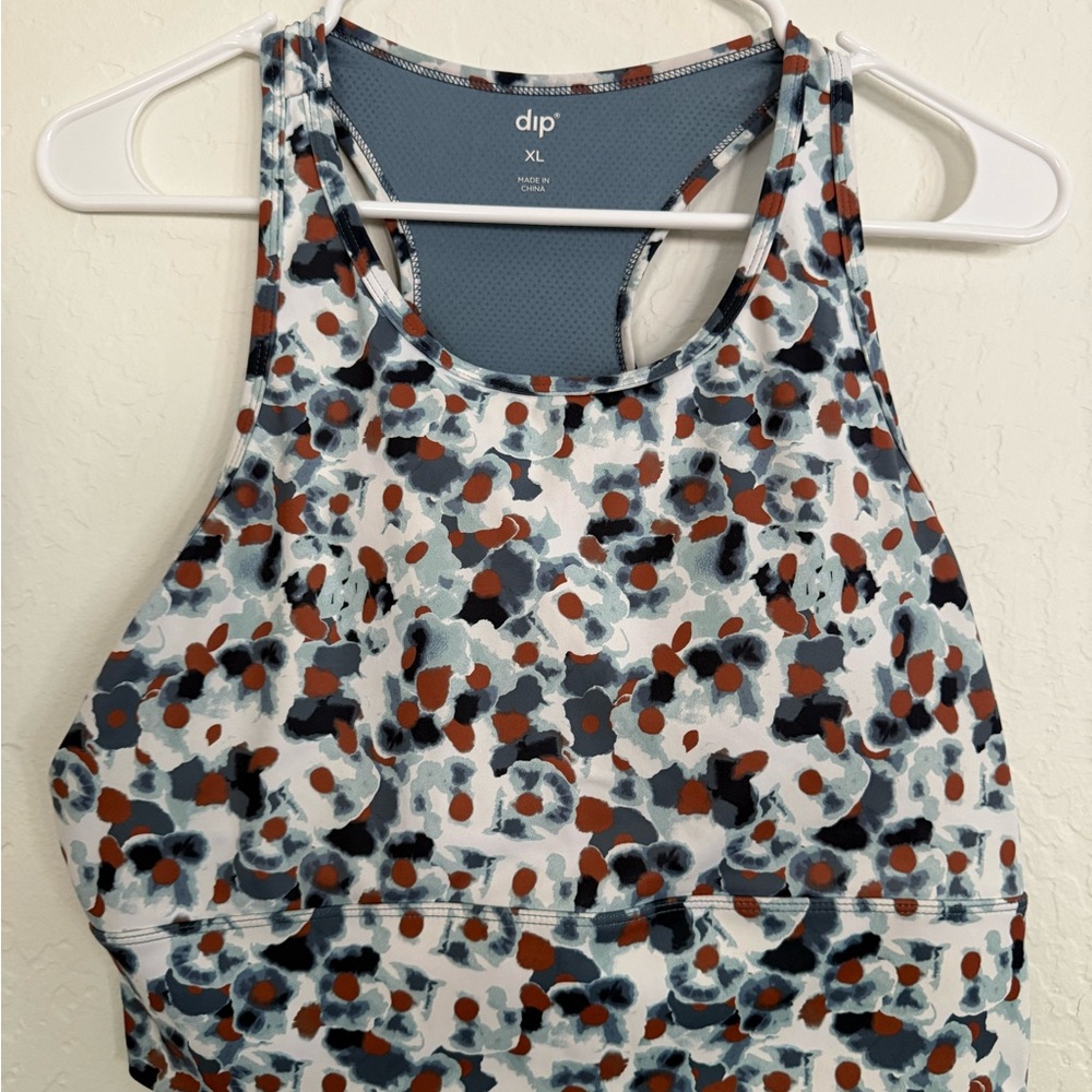 Dip Multicolor Patterned Tank Top bra